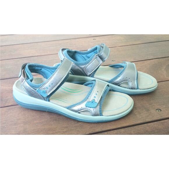 ORTHOFEET 967 MALIBU BRONZE ORTHOPEDIC FISHERMAN SPORT SANDALS 8.5 - Picture 1 of 9